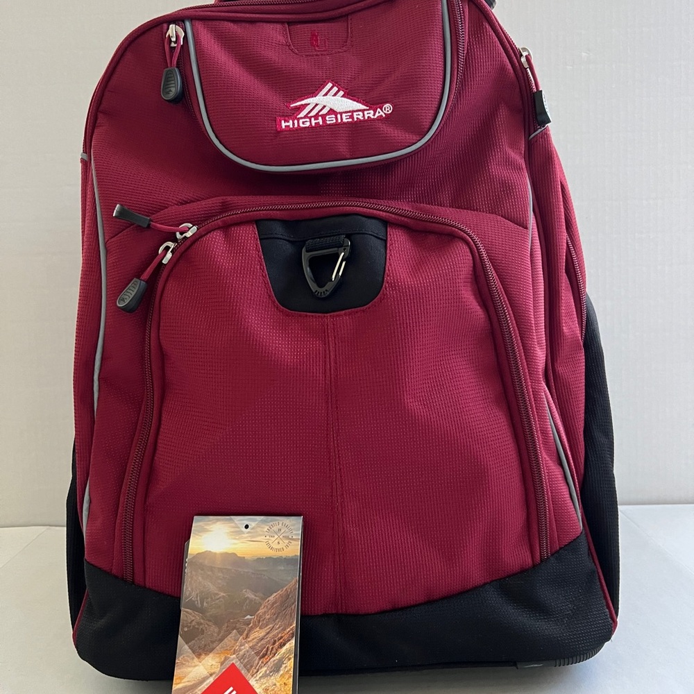 high sierra powerglide rolling backpack with wheels